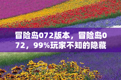 冒险岛072版本，冒险岛072，99%玩家不知的隐藏地图，竟藏着颠覆认知的真相！