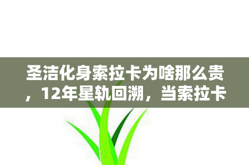 圣洁化身索拉卡为啥那么贵，12年星轨回溯，当索拉卡的银辉最后一次照亮峡谷，为何千万玩家泪目？