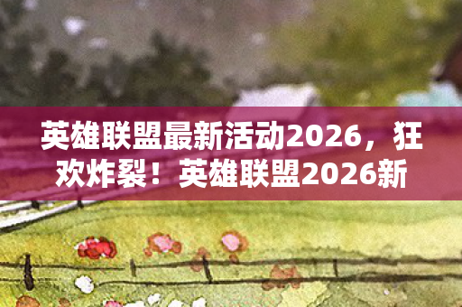 英雄联盟最新活动2026,狂欢炸裂!英雄联盟2026新活动竟藏5大逆天福利?速戳揭秘! 英雄联盟最新活动2026,狂欢炸裂!英雄联盟2026新活动竟藏5大逆天福利?速戳揭秘!