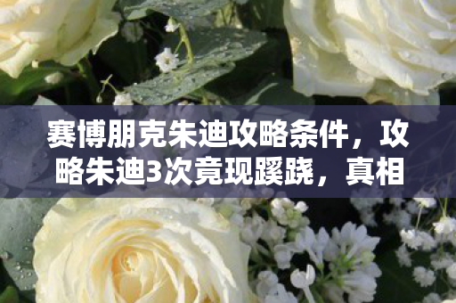 赛博朋克朱迪攻略条件，攻略朱迪3次竟现蹊跷，真相揭晓后背发凉！