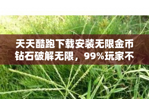 天天酷跑下载安装无限金币钻石破解无限，99%玩家不知！天天酷跑隐藏机制大揭秘，高手竟靠这招逆袭！
