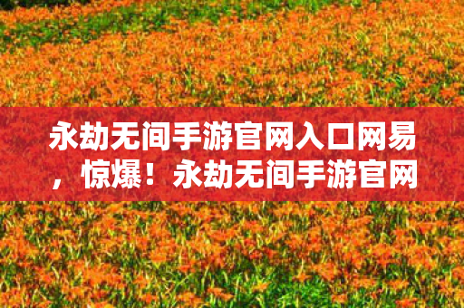 永劫无间手游官网入口网易，惊爆！永劫无间手游官网入口藏3大秘密，你竟一无所知？