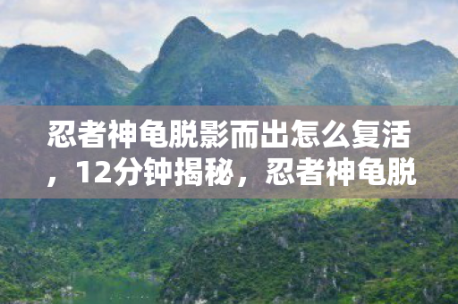 忍者神龟脱影而出怎么复活,12分钟揭秘,忍者神龟脱影而出,为何让全球玩家泪目? 忍者神龟脱影而出怎么复活,12分钟揭秘,忍者神龟脱影而出,为何让全球玩家泪目?