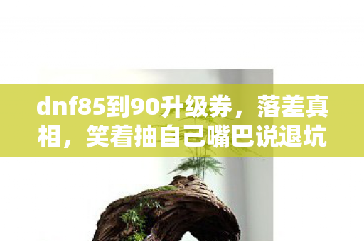 dnf85到90升级券，落差真相，笑着抽自己嘴巴说退坑，笑着笑着哭了，85礼包又勾魂！