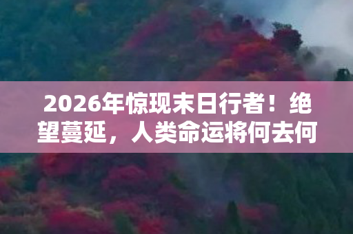 2026年惊现末日行者！绝望蔓延，人类命运将何去何从？