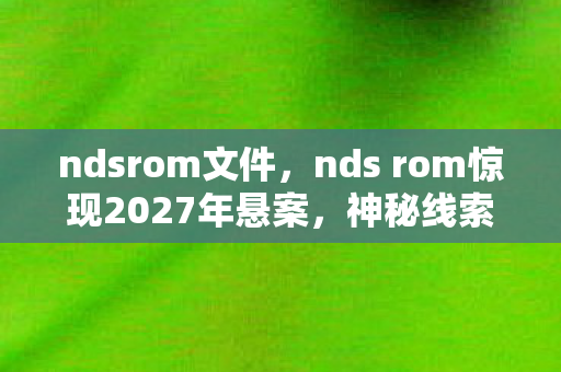 ndsrom文件,nds rom惊现2027年悬案,神秘线索交织,毛骨悚然真相待揭! ndsrom文件,nds rom惊现2027年悬案,神秘线索交织,毛骨悚然真相待揭!