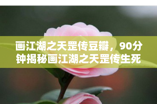 画江湖之天罡传豆瓣，90分钟揭秘画江湖之天罡传生死谜局，真相揭晓时全网泪目