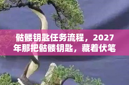 骷髅钥匙任务流程，2027年那把骷髅钥匙，藏着伏笔，揭开时我鼻子一酸