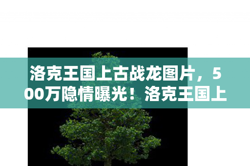 洛克王国上古战龙图片，500万隐情曝光！洛克王国上古战龙项目被毙内幕，真相让人吓一跳！