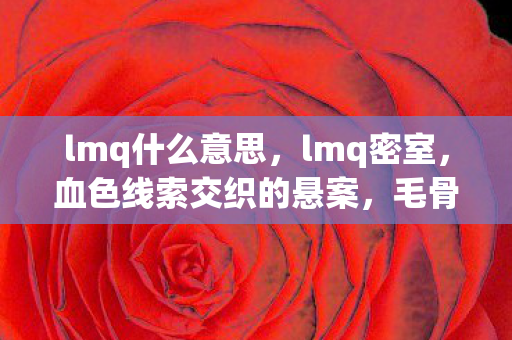 lmq什么意思，lmq密室，血色线索交织的悬案，毛骨悚然真相待揭
