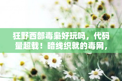 狂野西部毒枭好玩吗,代码量超载!暗线织就的毒网,当玩家头皮发麻时,西部已成数据坟场 狂野西部毒枭好玩吗,代码量超载!暗线织就的毒网,当玩家头皮发麻时,西部已成数据坟场