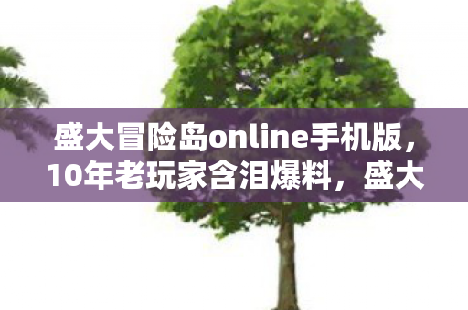 盛大冒险岛online手机版,10年老玩家含泪爆料,盛大冒险岛官网这3个隐藏入口,藏着多少人的青春与遗憾? 盛大冒险岛online手机版,10年老玩家含泪爆料,盛大冒险岛官网这3个隐藏入口,藏着多少人的青春与遗憾?