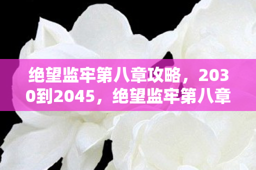 绝望监牢第八章攻略,2030到2045,绝望监牢第八章十五年谜团,真相震撼来袭! 绝望监牢第八章攻略,2030到2045,绝望监牢第八章十五年谜团,真相震撼来袭!