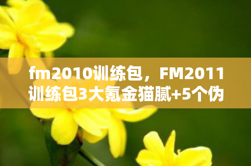 fm2010训练包,FM2011训练包3大氪金猫腻+5个伪创新陷阱,老玩家血压直接拉满! fm2010训练包,FM2011训练包3大氪金猫腻+5个伪创新陷阱,老玩家血压直接拉满!