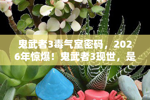 鬼武者3毒气室密码，2026年惊爆！鬼武者3现世，是救赎还是毁灭的终极悬念？