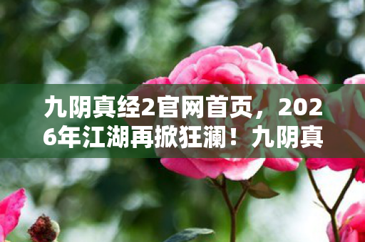 九阴真经2官网首页，2026年江湖再掀狂澜！九阴真经2藏着何等惊天秘密？