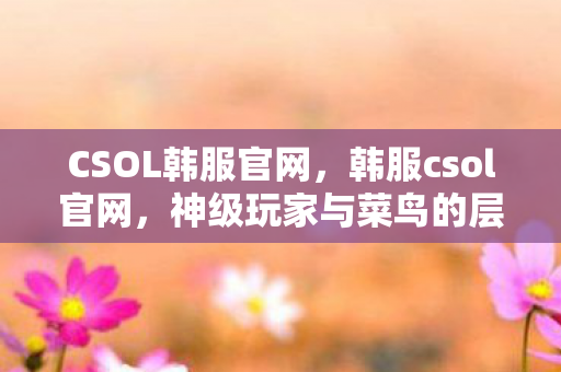 CSOL韩服官网,韩服csol官网,神级玩家与菜鸟的层级悖论——当自由选择撞上命运齿轮,灵魂震颤的终极叩问 CSOL韩服官网,韩服csol官网,神级玩家与菜鸟的层级悖论——当自由选择撞上命运齿轮,灵魂震颤的终极叩问