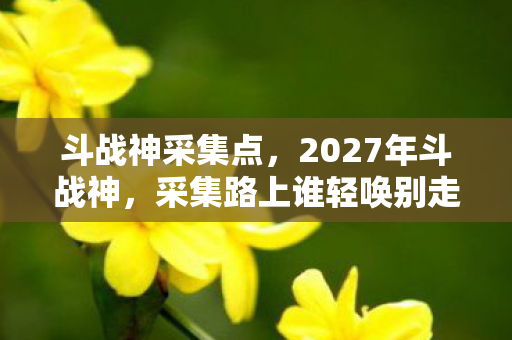 斗战神采集点，2027年斗战神，采集路上谁轻唤别走，伏笔成殇鼻子一酸