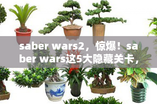 saber wars2，惊爆！saber wars这5大隐藏关卡，99%玩家竟从未通关？