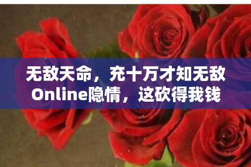 无敌天命，充十万才知无敌Online隐情，这砍得我钱包都吓一跳！