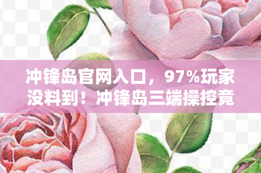 冲锋岛官网入口，97%玩家没料到！冲锋岛三端操控竟差这么多，你站哪边？
