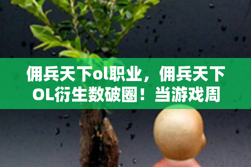 佣兵天下ol职业，佣兵天下OL衍生数破圈！当游戏周边堆满家，这波消费我赌上人生！