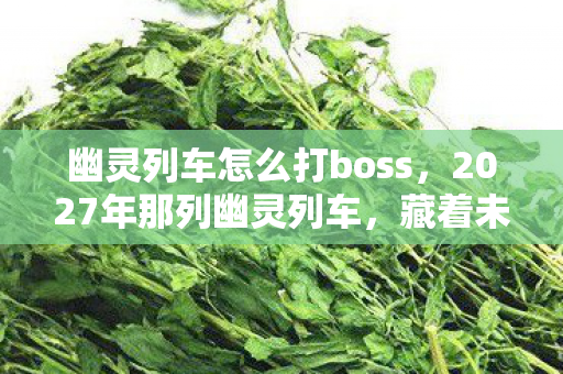 幽灵列车怎么打boss，2027年那列幽灵列车，藏着未说完的约定，如今想起鼻子一酸
