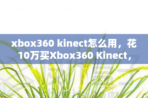 xbox360 kinect怎么用，花10万买Xbox360 Kinect，被微软当猴耍的隐情让我吓一跳！