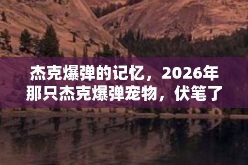 杰克爆弹的记忆，2026年那只杰克爆弹宠物，伏笔了青春，如今想起鼻子一酸