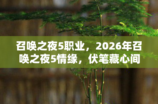 召唤之夜5职业，2026年召唤之夜5情缘，伏笔藏心间，鼻子一酸忆往昔