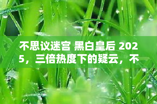 不思议迷宫 黑白皇后 2025,三倍热度下的疑云,不思议迷宫黑白皇后,真相为何让玩家心寒? 不思议迷宫 黑白皇后 2025,三倍热度下的疑云,不思议迷宫黑白皇后,真相为何让玩家心寒?