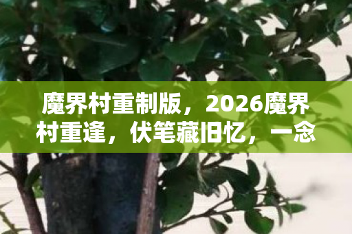 魔界村重制版，2026魔界村重逢，伏笔藏旧忆，一念之间鼻子一酸泪满襟