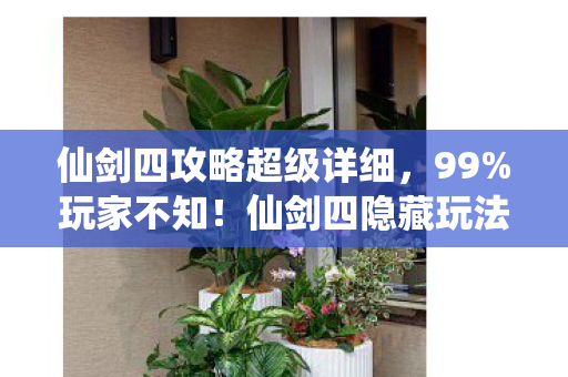 仙剑四攻略超级详细,99%玩家不知!仙剑四隐藏玩法大揭秘,颠覆你的战斗认知! 仙剑四攻略超级详细,99%玩家不知!仙剑四隐藏玩法大揭秘,颠覆你的战斗认知!