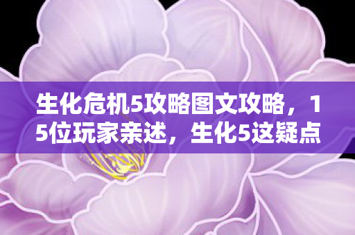 生化危机5攻略图文攻略，15位玩家亲述，生化5这疑点，真让人绷不住！